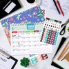 Desk Calendar 2023, Standing 2023 Desktop Flip Planner with Stickers