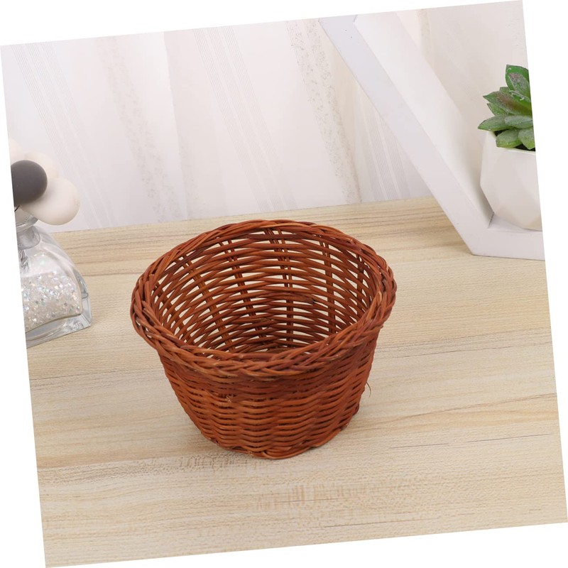 CAXUSD Easter Craft Storage Basket Handwoven Mini Basket for Easter