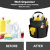 abcmilz 17L Cleaning Caddy with Handle, Cleaning Supplies Organizer, Foldable