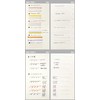 LABILET SDM6004 Personal Organizer, Refill, Mini 6, Daily, No Dates,