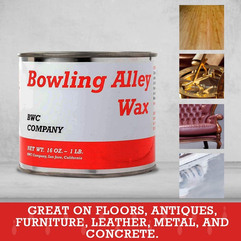 BWC Company, Bowling Alley Wax, Clear Paste, 16 oz. Can