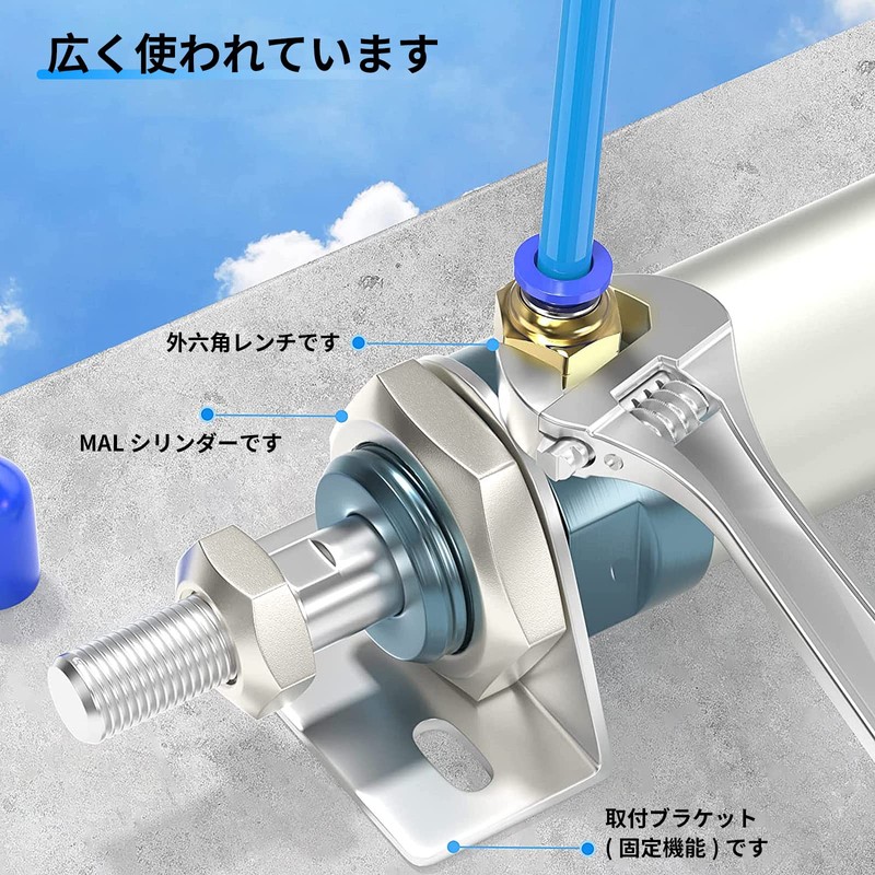 TAILONZ PNEUMATIC Male Straight 10mm Tube OD x 1/4 Push