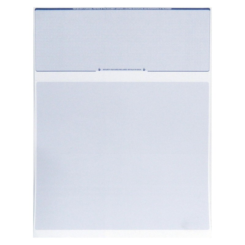 EnDoc Computer Check Paper - 100 Sheets - Business Checks