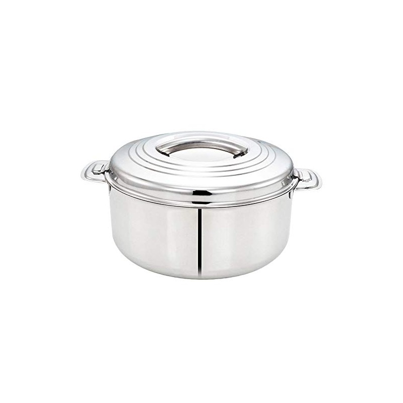 Tabakh 7.5-Liter Stainless Steel Casserole Hot-Pot Food Warmer & Serving