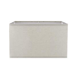 Aspen Creative 38751, Contemporary Design Collapsible Rectangular Spider Shade, (17+11)" Top x (17+11)" Bottom x 10" Height, Oatmeal Linen