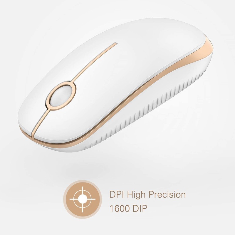 Wireless Mouse, Vssoplor 2.4G Slim Portable Computer Mice with Nano