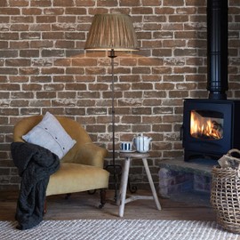 Timeet Brick Wallpaper Peel and Stick Brick Wallpaper 17.7"×118.11" Self Adhesive Removable Wallpaper Faux Brick Wallpaper Textured for Bedroom Living Room Wall Decor Vinyl Film Roll