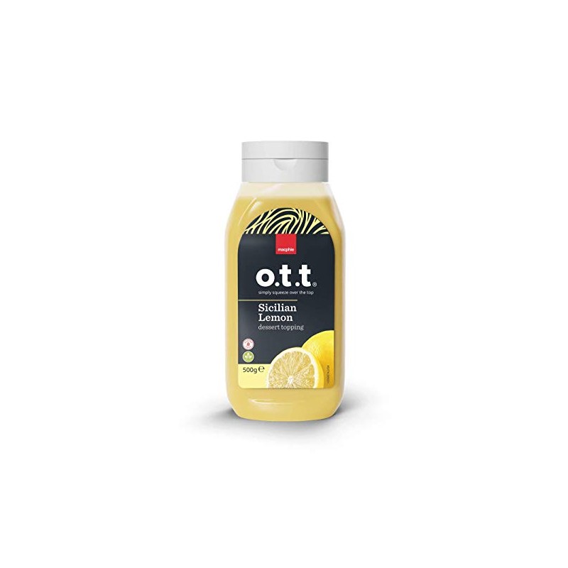 Macphie OTT Sicillian Lemon Dessert Topping, 500g, MF082