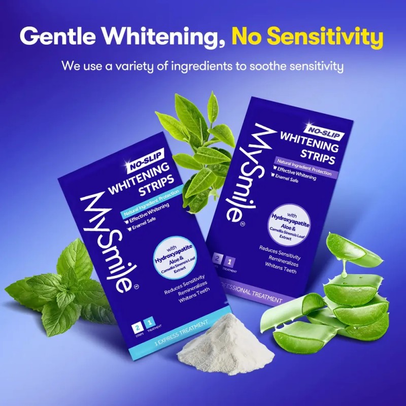 Mysmile Hydroxyapatite-infuse Teeth Whitening Strips 21packs