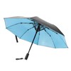 Portable Umbrella with Fan 8 Fiberglass Ribs Windproof Umbrella for