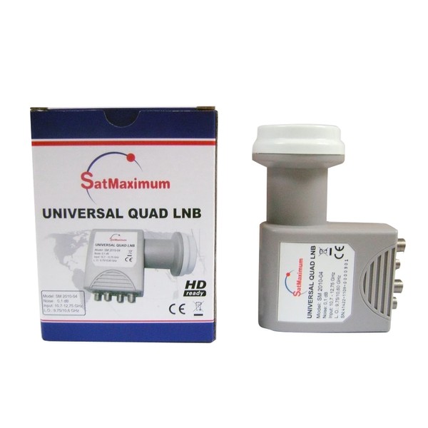 Cables Direct Online FTA Universal KU Band LNB Quad 0.1dB