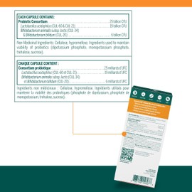 Genestra Brands Genestra Brands HMF IBS Relief - Shelf-Stable Probiotic Supplement - IBS Supplement - Lactobacillus acidophilus & Bifidobacterium animalis - Vegan & Gluten Free - 25 Vegetarian Capsules