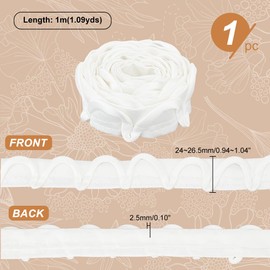 AHANDMAKER Wedding Zipper Replacement Adjustable Lace Up Dress Corset Back Kit Lace-Up Satin Ribbon Ties for Evening Gown Banquet Wedding Dress Accessories, white