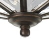 Progress Lighting P5788-20 Beveled Glass Close-to-Ceiling, 9-Inch Diameter x 7-Inch