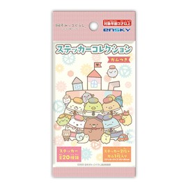 ENSKY Movie Sumikko Gurashi Tsugihagi Factory Mysterious Ko, Sticker Collection Gum, Set of 20, Candy Toy, Gum