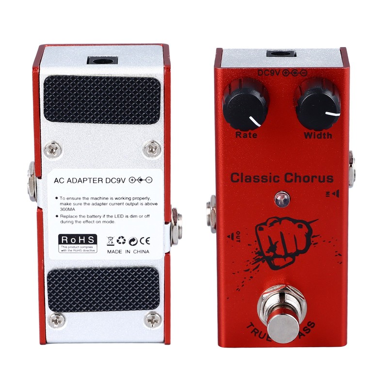 Electric Guitar Effects Pedal Portable Multiple Effects Accurate Chorus Guitar