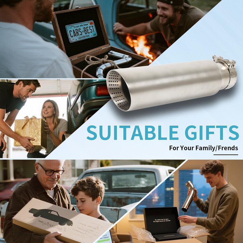 KHK 3" Inlet 4" Outlet 15" Overall Length Diesel Exhaust