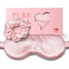 LitBear 100% Pure Silk Sleep Mask, 22 Momme 6A Silk