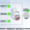 3/8" Snap-in MC Connector for MC/AC Cable - Fits 14/2