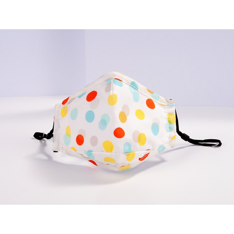 3-7 Years old Kids Face Masks Reusable, 100% Cotton, Triple