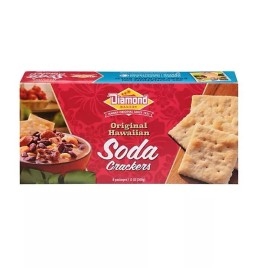 Diamond Bakery Original Soda Crackers Unsalted Tops 13oz Box x1