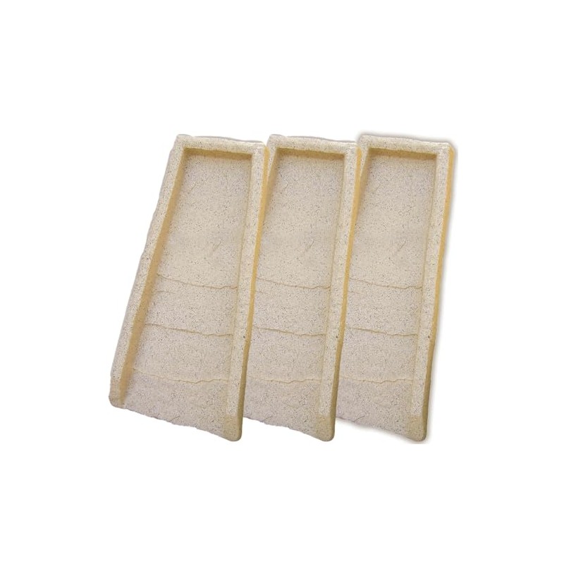 EMSCO GROUP 2100-3 Downspout, 3 pk-Sandstone Rain Splash Block, 3