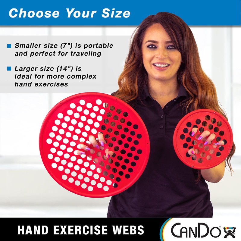 Cando® 10-0862 Power-Web - Hand Grip Trainer, Hand strengthener, diameter