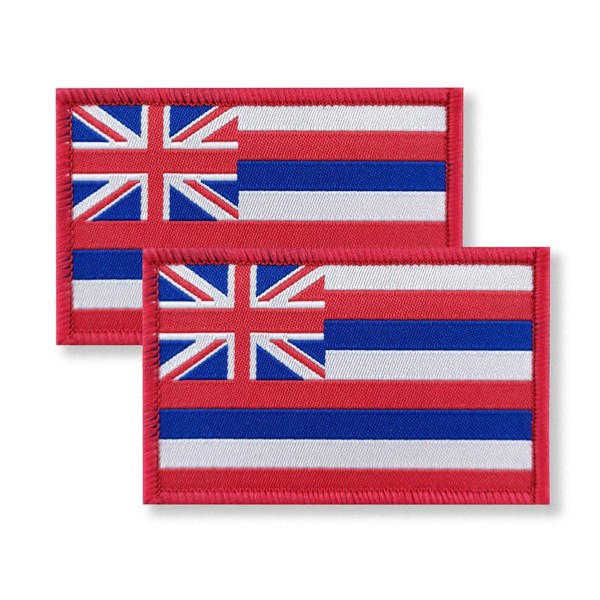 Overdecor Hawaii Flag Patch Tactical Military Patches - Hook and