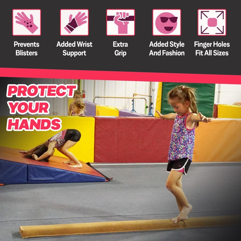 Leather Hand Grips Gymnastics Pull Up Training Palm Protector for