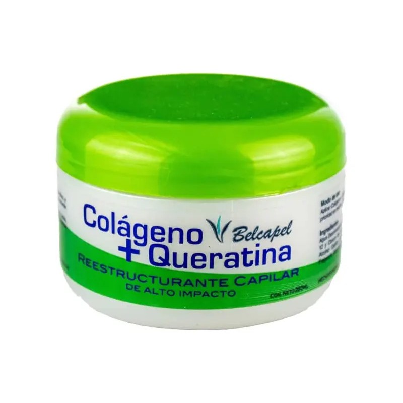 Belcapel Colágeno Queratina Para El Cabello Reestructurante