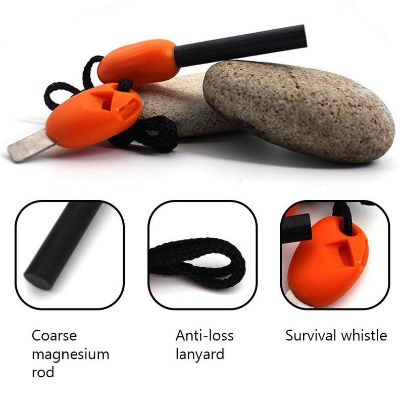 1 Pcs Fire Starter Kit Flint and Steel Survival Fire