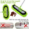 Reusable Dry Sweeping Cloths Microfiber Wet Mop Pads Compatible with