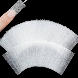 Pack of 100 Silk Fibreglass Nail Extensions Fibreglass Nail Extensions Nail Extension Silk Fibreglass Gel Kit Manicure Tool for Fingernail Repair Fibreglass Modelling