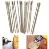 Jadeshay Diamond Drill Bit,20pcs Glass Jewellery Drill Bits Tipped 1mm