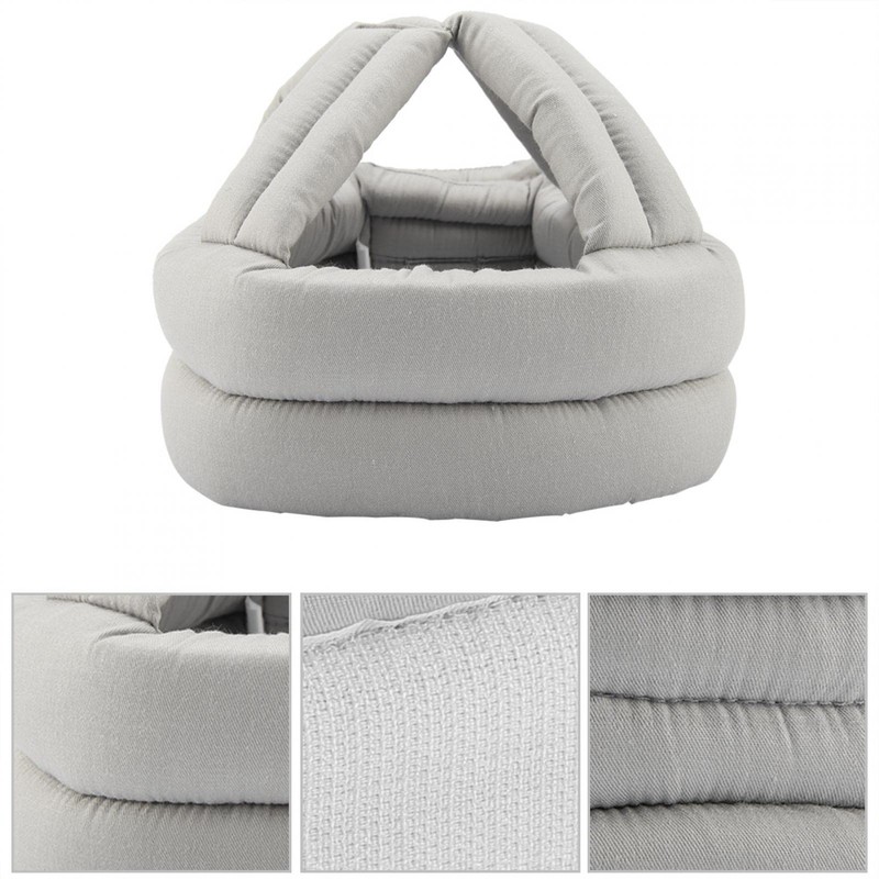 EBTOOLS Protective Helmet for Elderly, Thick Hat, Adjustable Head Protection,