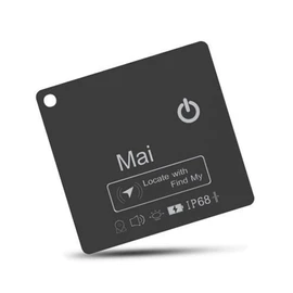 Peakloong Mini GPS Tracking Device Wireless Charging Tracking Location GPS Locator Smart Tag Work with Find My