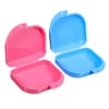 Baluue 4 Pcs Retainer To Go Containers with Lids Dentures
