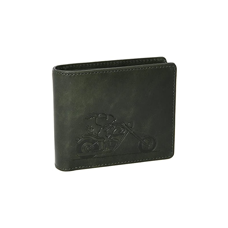 Snoopy 73300 Women's Short Wallet, Bifold Box-Shaped Coin Purse, Character