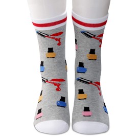 PXTIDY Manicurist Gift Nail Tech Gift Nail Artist Gift Socks Manicurist Therapist Miracle Worker(Manicurist Therapist Miracle Worker Artist Friend)