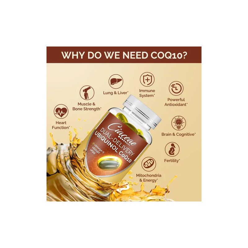 Ubiquinol Coq10 600 Mg Softgels Ciaceae