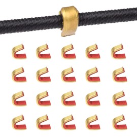 NIKA ARCHERY Pack of 20 Bow Nockpoints Nockpunkt Bowstring Nockpunkt Archery Accessories Brass Cams for Recurve and Compound Bow