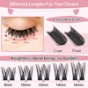 Cluster Eyelashes, Pack of 72 Individual Eyelashes, Eyelash Clusters, DIY