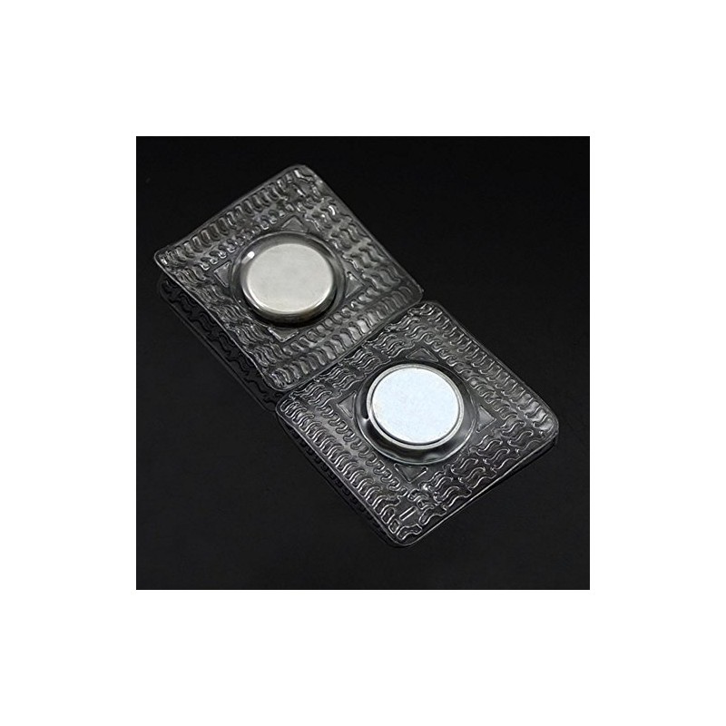 Bluemoona 20 Sets - 15mm 5/8 Hidden Invisible Sew-In Magnetic