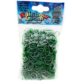 Rainbow Loom Dual Layer Bands, Jolly Green