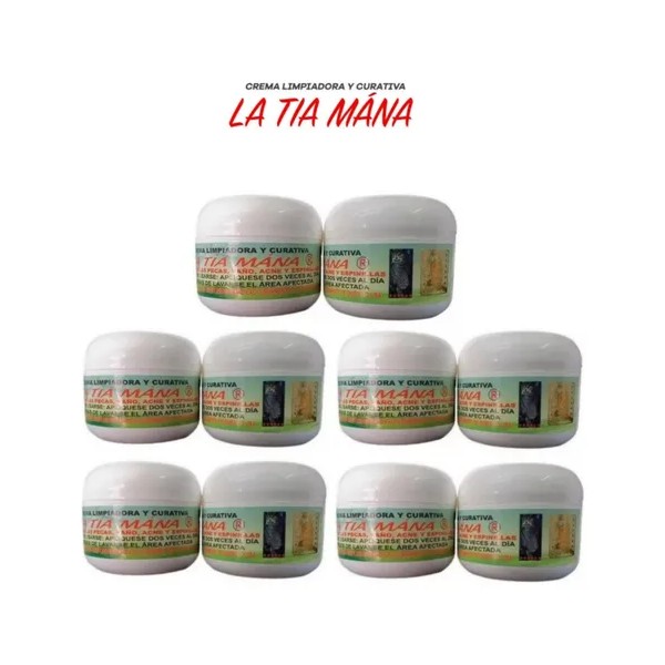 Crema Tia Mana 100% Original Morelia 10 Piezas Mayoreo