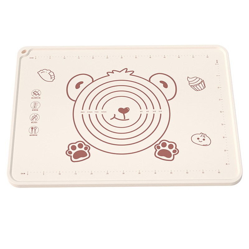 Pastry Mat Prevent Slip Odorless Thickened Silicone Dough Rolling Mat