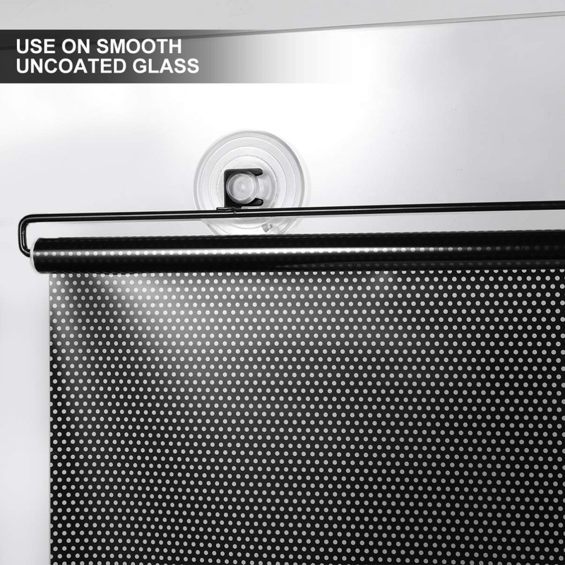 1PCS Blackout Blind Shade with Suction Cups Temporary Portable Window