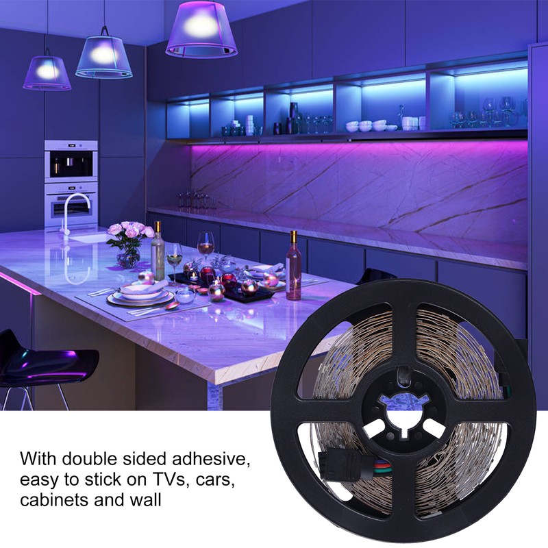 3528 600LED USB RGB Strip Lights with 44 Keys Remote