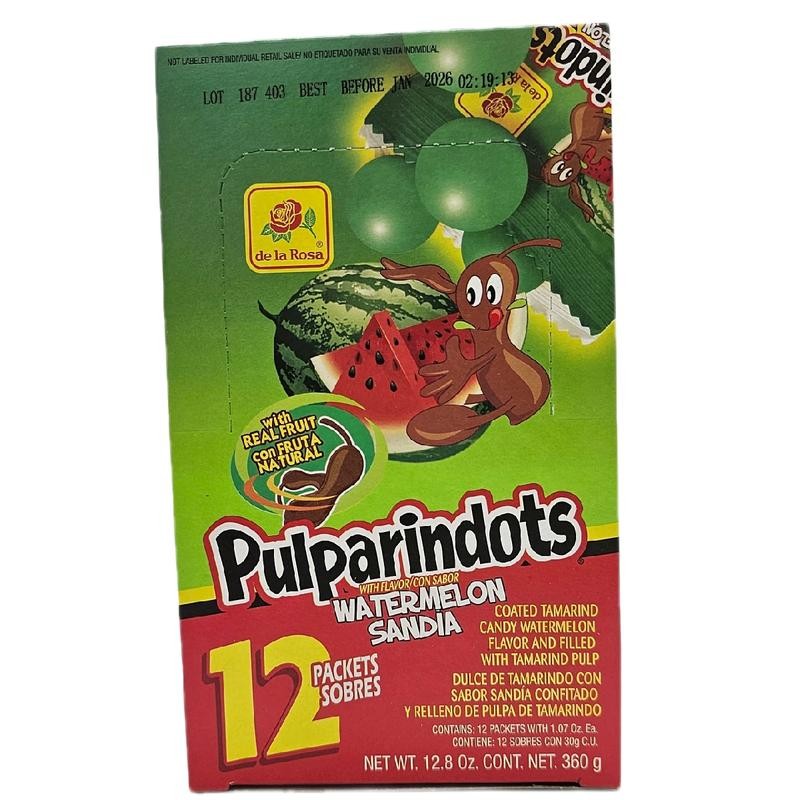 Pulparindots - coated tamarind candy filled with hot and salted