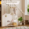 Golpart Clothes Garment Coat Rack Drying Clothing Racks Metal Freestanding